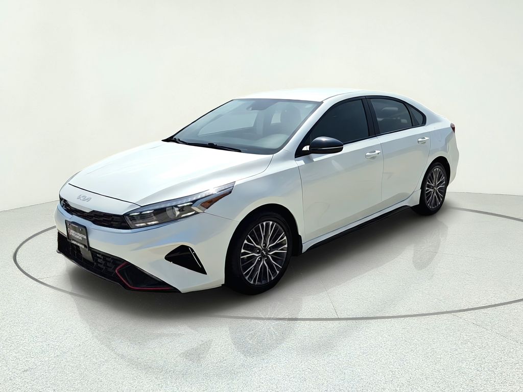 2023 Kia Forte GT-Line White at North Houston Mitsubishi