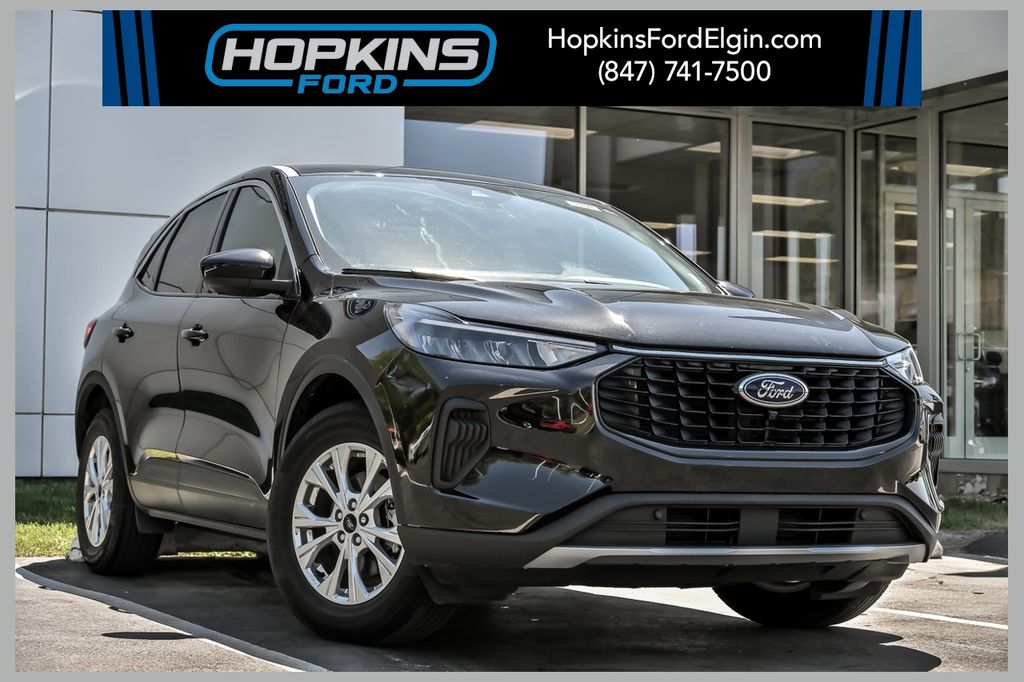 Agate Black Metallic 2023 Ford Escape SUV / Crossover All-Wheel Drive 8-Speed Automatic