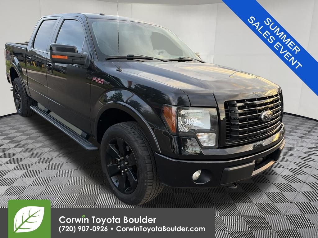 Tuxedo Black Metallic 2012 Ford F-150 Pickup Truck Four-Wheel Drive 6-Speed Automatic