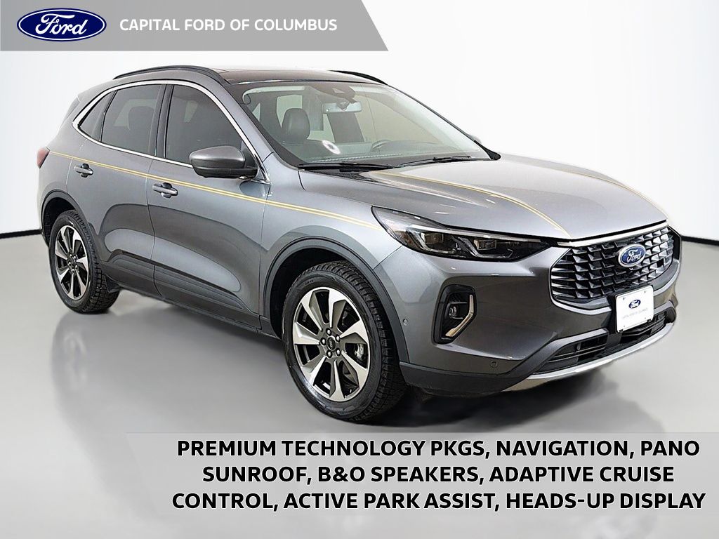 Carbonized Gray Metallic 2023 Ford Escape SUV / Crossover All-Wheel Drive 8-Speed Automatic