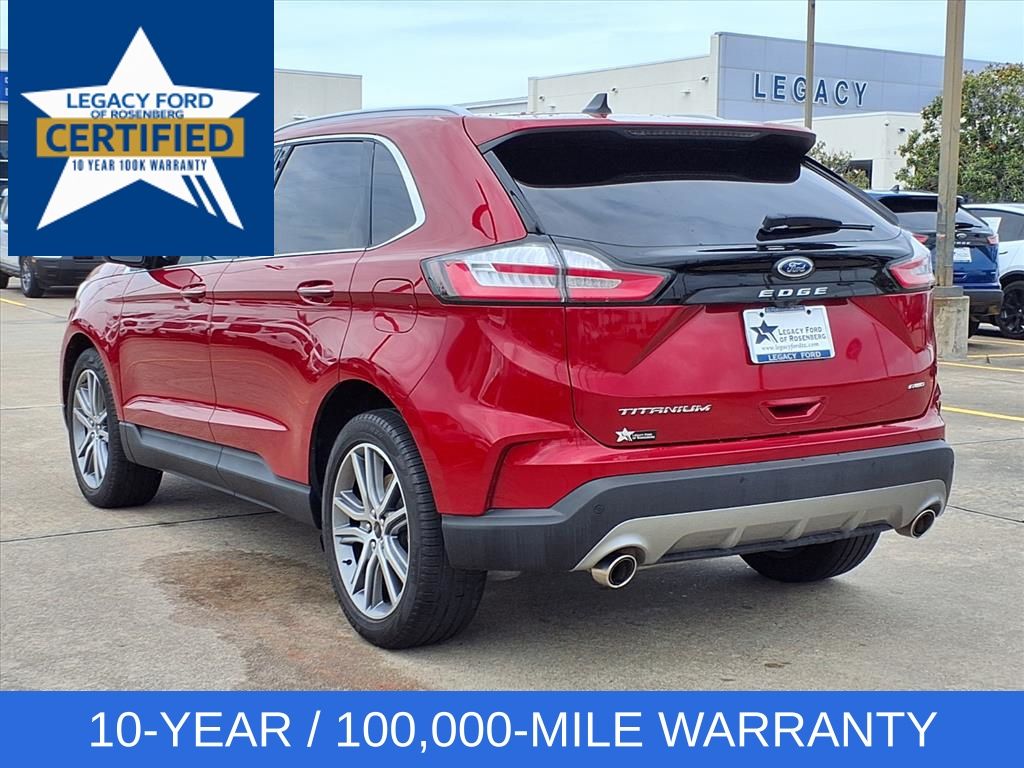 2023 Ford Edge Titanium Red at Cook Ford