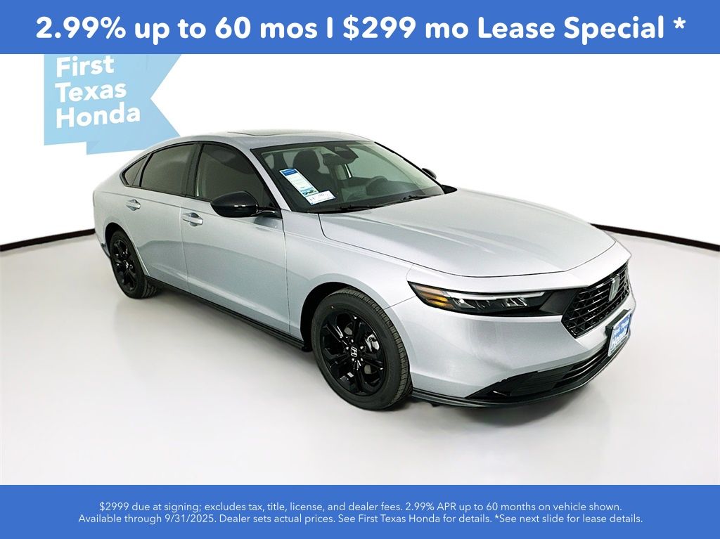 New Car 2025 Honda Accord  Se For Sale In Austin, Texas
