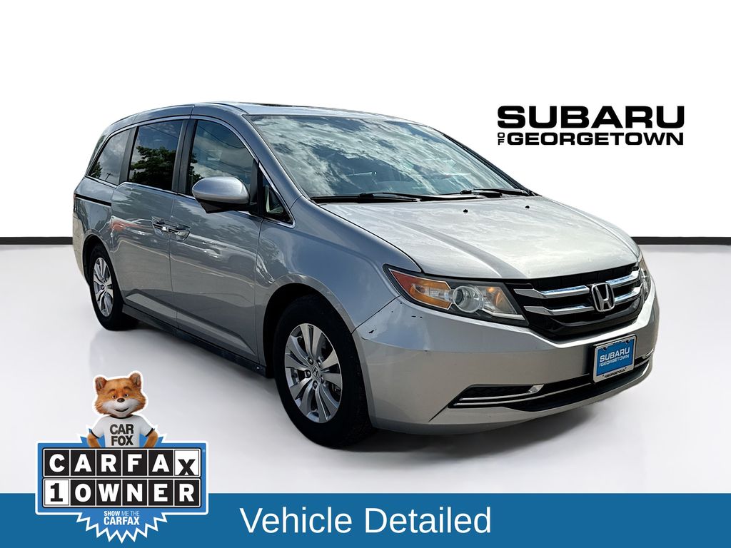 Silver 2016 Honda Odyssey EX-L FWD Minivan Front-Wheel Drive 6-Speed Automatic