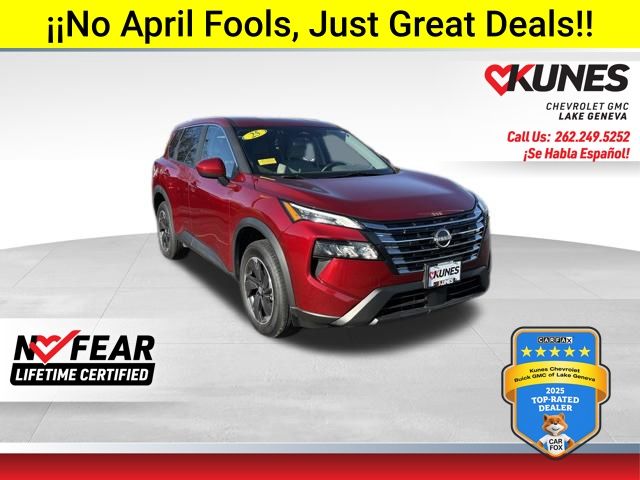 Red (Scarlet Ember Tintcoat) 2025 Nissan Rogue SV AWD SUV / Crossover All-Wheel Drive Continuously Variable Transmission