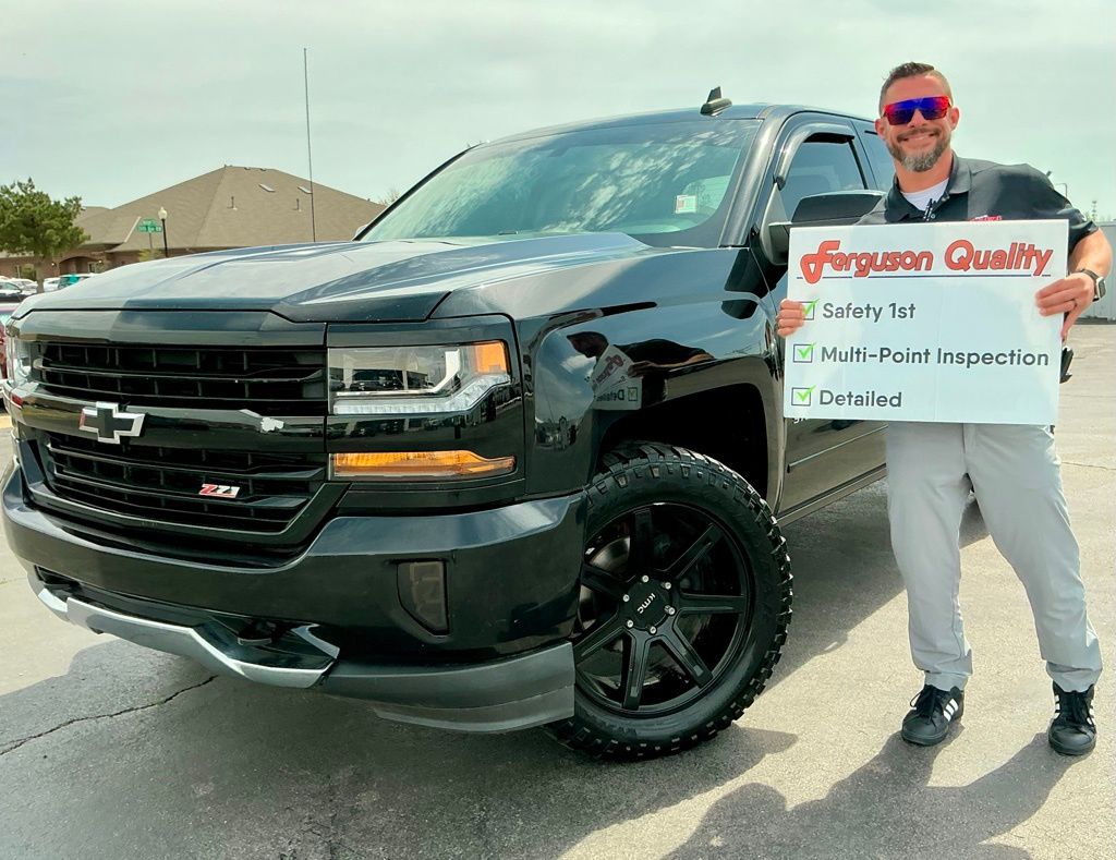 Black 2018 Chevrolet Silverado 1500 LT Crew Cab 4WD Pickup Truck Four-Wheel Drive 6-Speed Automatic Overdrive