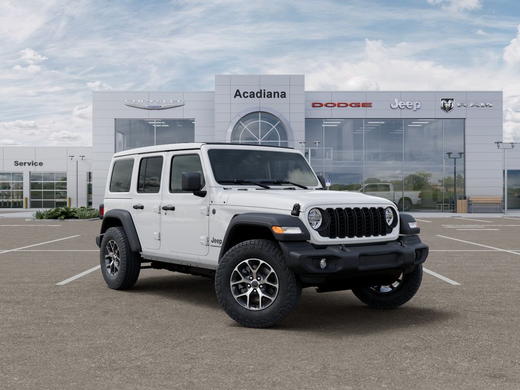 Bright White Clearcoat 2026 Jeep Wrangler Sport S 4-Door 4WD SUV / Crossover Four-Wheel Drive 8-Speed Automatic