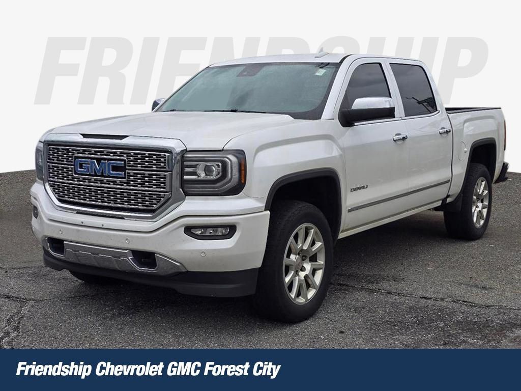White Frost Tricoat 2018 GMC Sierra 1500 Pickup Truck Four-Wheel Drive 8-Speed Automatic Overdrive
