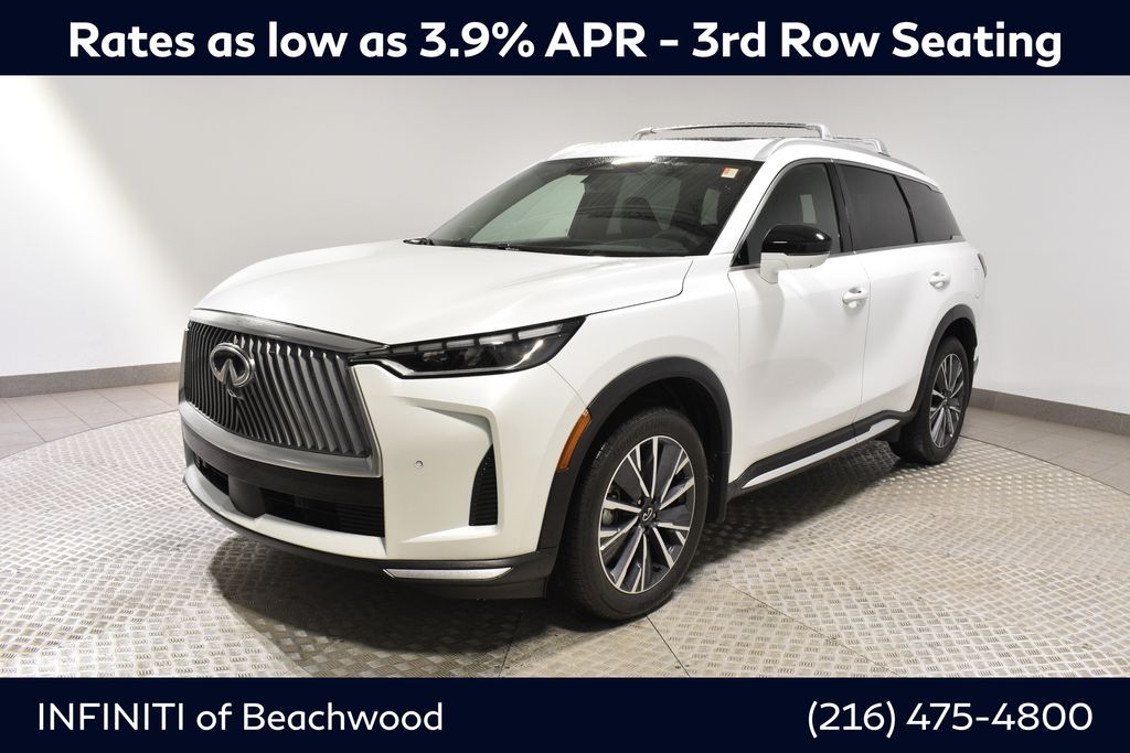 Radiant White 2026 INFINITI QX60 Luxe AWD SUV / Crossover All-Wheel Drive 9-Speed Automatic