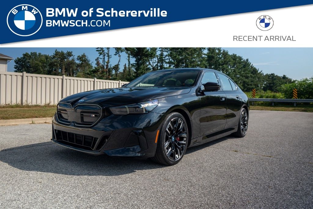 Black Sapphire Metallic 2024 BMW i5 Sedan All-Wheel Drive Automatic