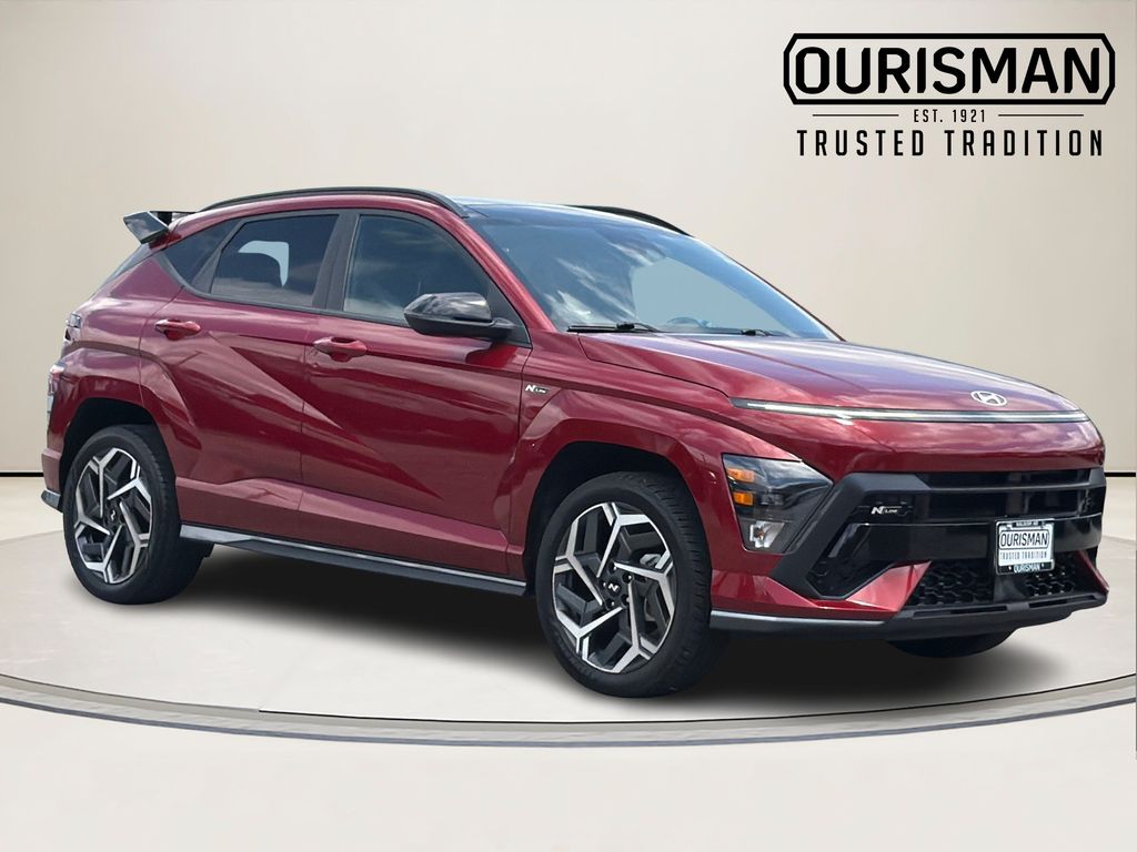 Red Metallic 2024 Hyundai Kona SUV / Crossover All-Wheel Drive 8-Speed Automatic