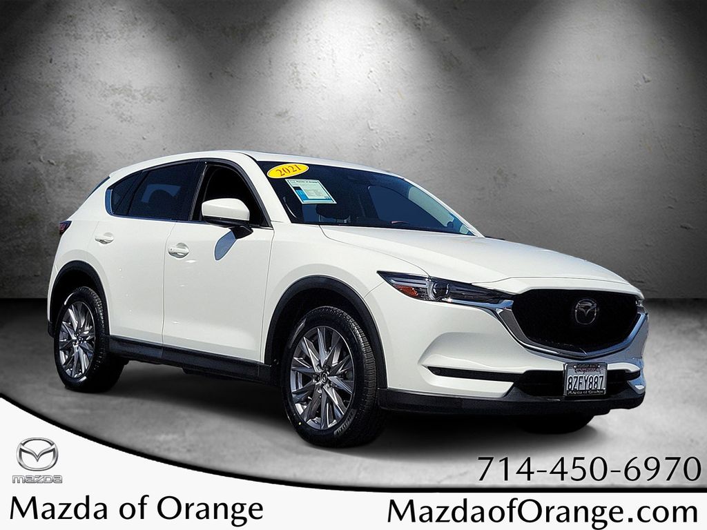 Snowflake White Pearl Mica 2021 Mazda CX-5 SUV / Crossover All-Wheel Drive 6-Speed Automatic