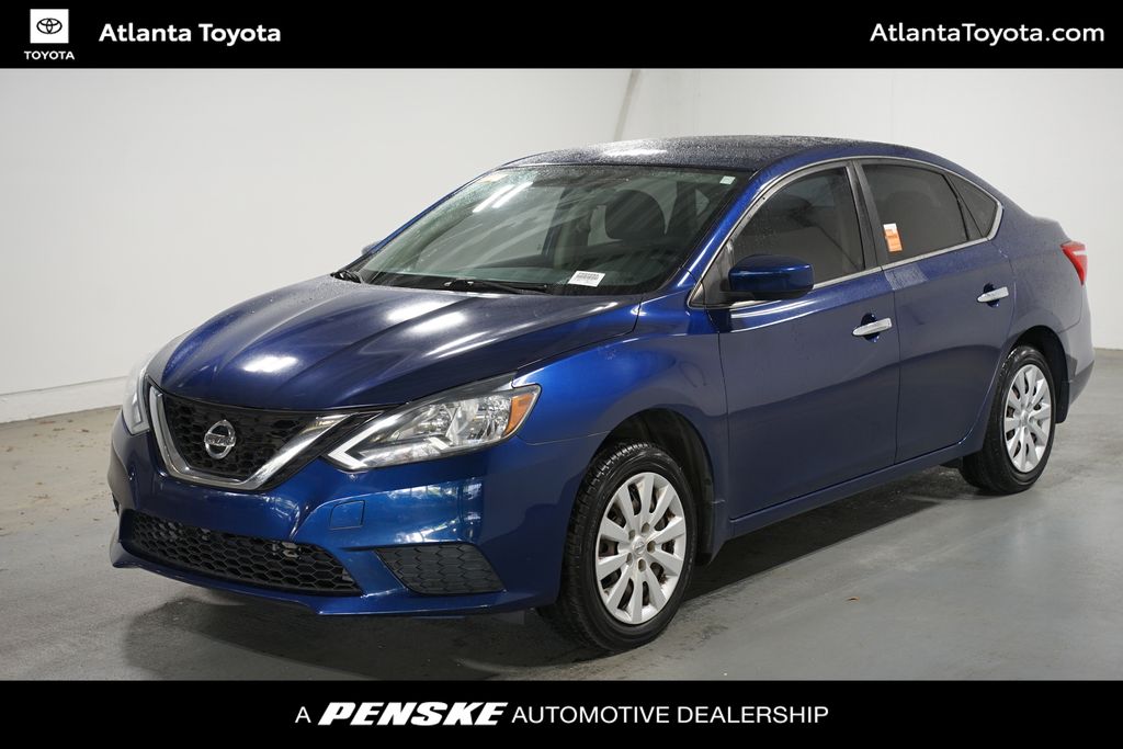 Deep Blue Pearl 2016 Nissan Sentra S Sedan Front-Wheel Drive Continuously Variable Transmission