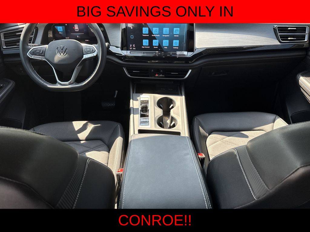 2024 Volkswagen Atlas Cross Sport 2.0T SE Black at DeMontrond Gulf Freeway