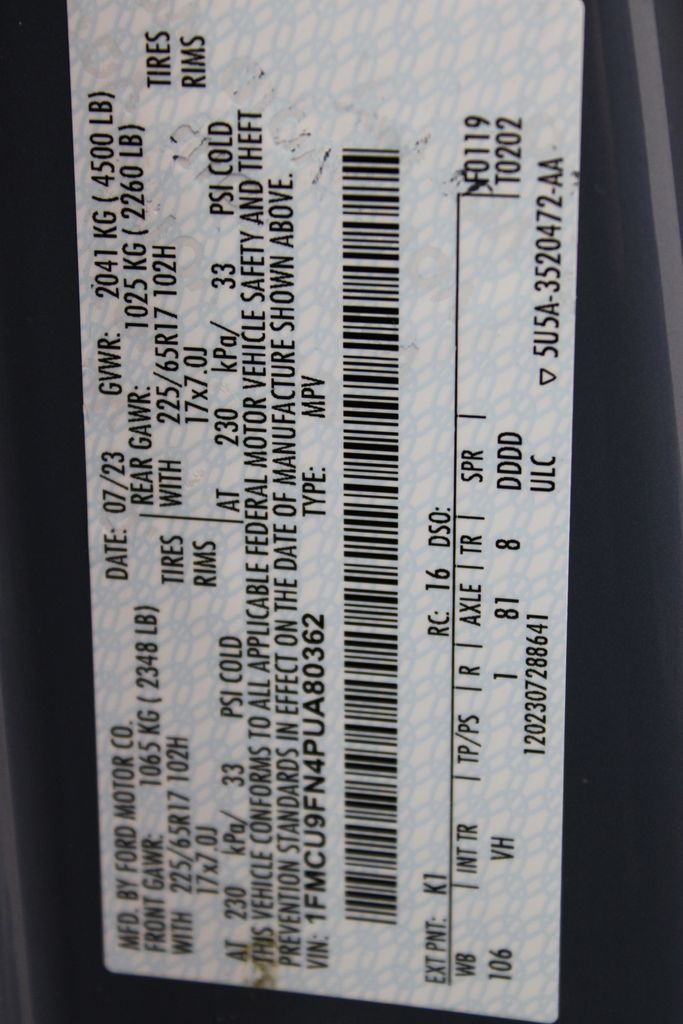 used 2023 Ford Escape car, priced at $15,997