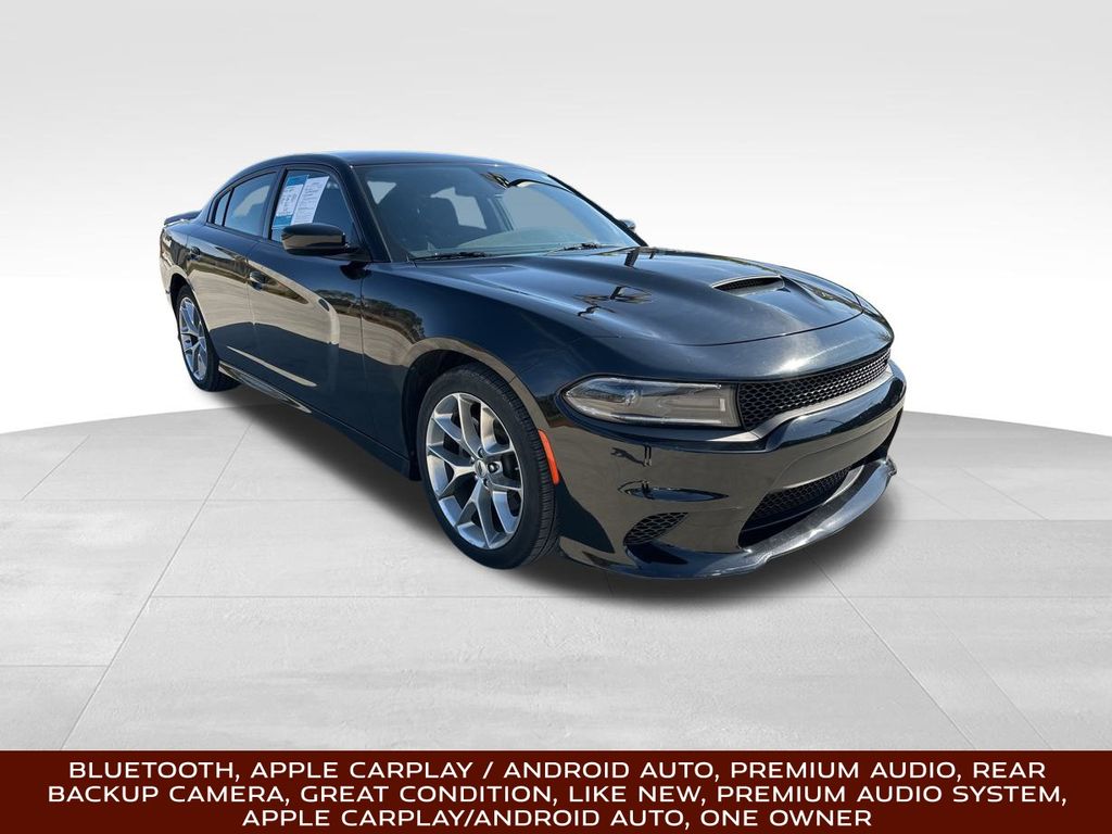 2023 Pitch Black Clearcoat Dodge Charger GT RWD Sedan