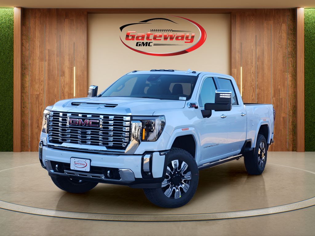 Glacier White Tricoat 2026 GMC Sierra 2500HD Pickup Truck Four-Wheel Drive Automatic