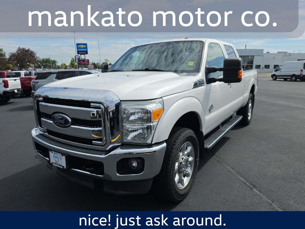 White Platinum Metallic Tri-Coat 2012 Ford F-250 Super Duty Pickup Truck Four-Wheel Drive 6-Speed Automatic Overdrive