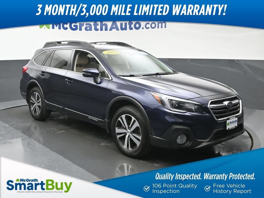 Dark Blue Pearl 2018 Subaru Outback Wagon All-Wheel Drive Continuously Variable Transmission