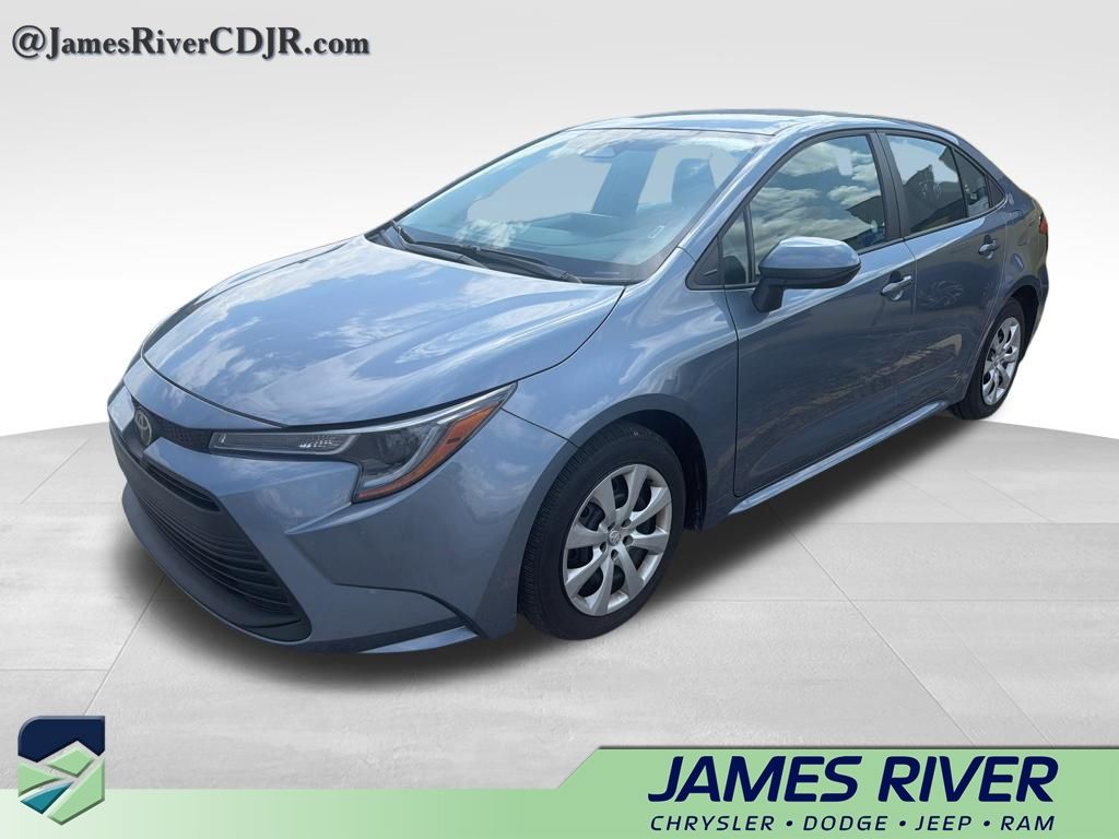 Celestite/Midnight Black Metallic 2026 Toyota Corolla LE FWD Sedan Front-Wheel Drive Continuously Variable Transmission