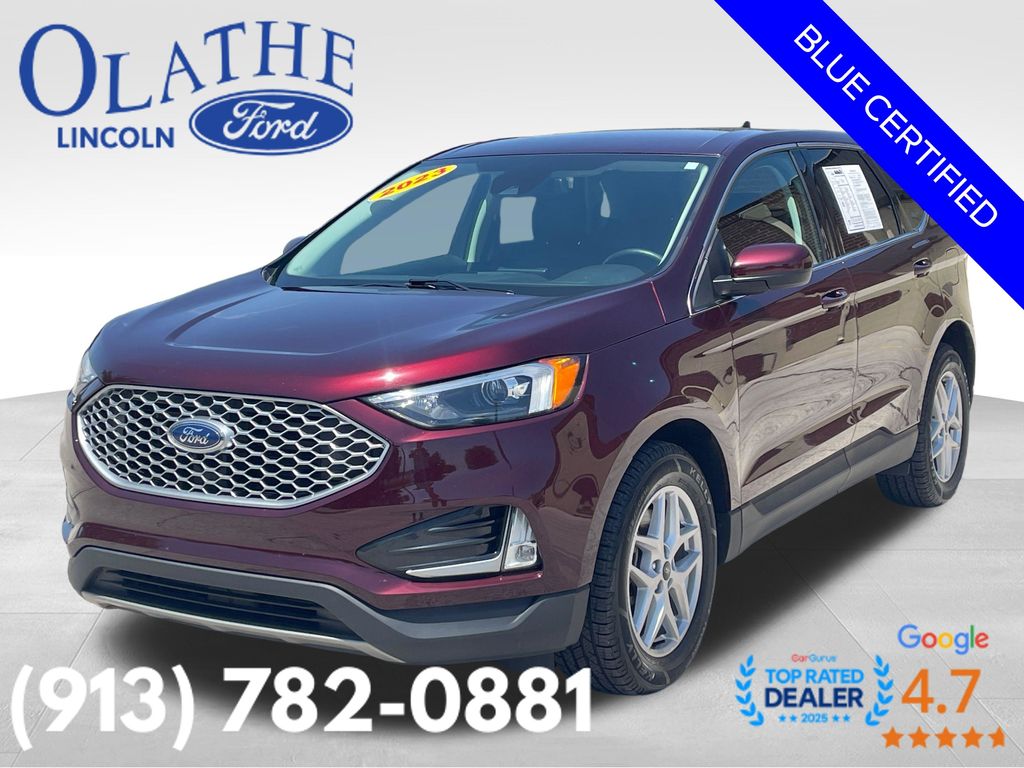 Red (Burgundy) 2023 Ford Edge SEL AWD SUV / Crossover All-Wheel Drive 8-Speed Automatic