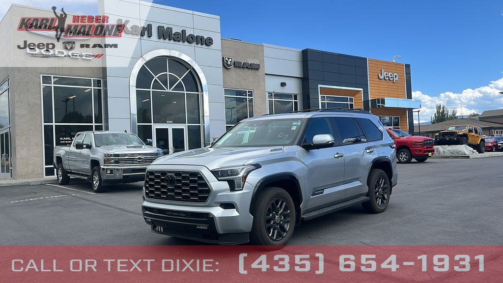 Celestial Silver Metallic 2024 Toyota Sequoia SUV / Crossover Four-Wheel Drive Automatic