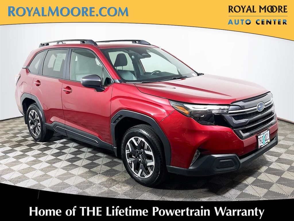 Crimson Red Pearl 2026 Subaru Forester SUV / Crossover All-Wheel Drive Continuously Variable Transmission