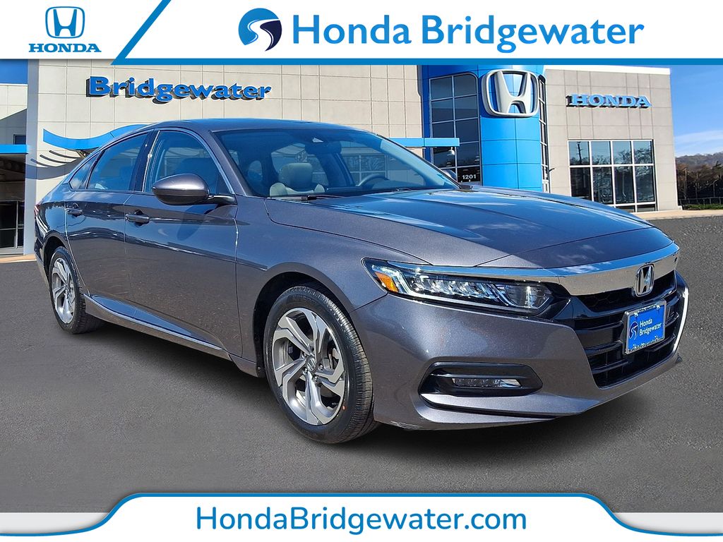 Gray 2020 Honda Accord 1.5T EX FWD Sedan Front-Wheel Drive Continuously Variable Transmission