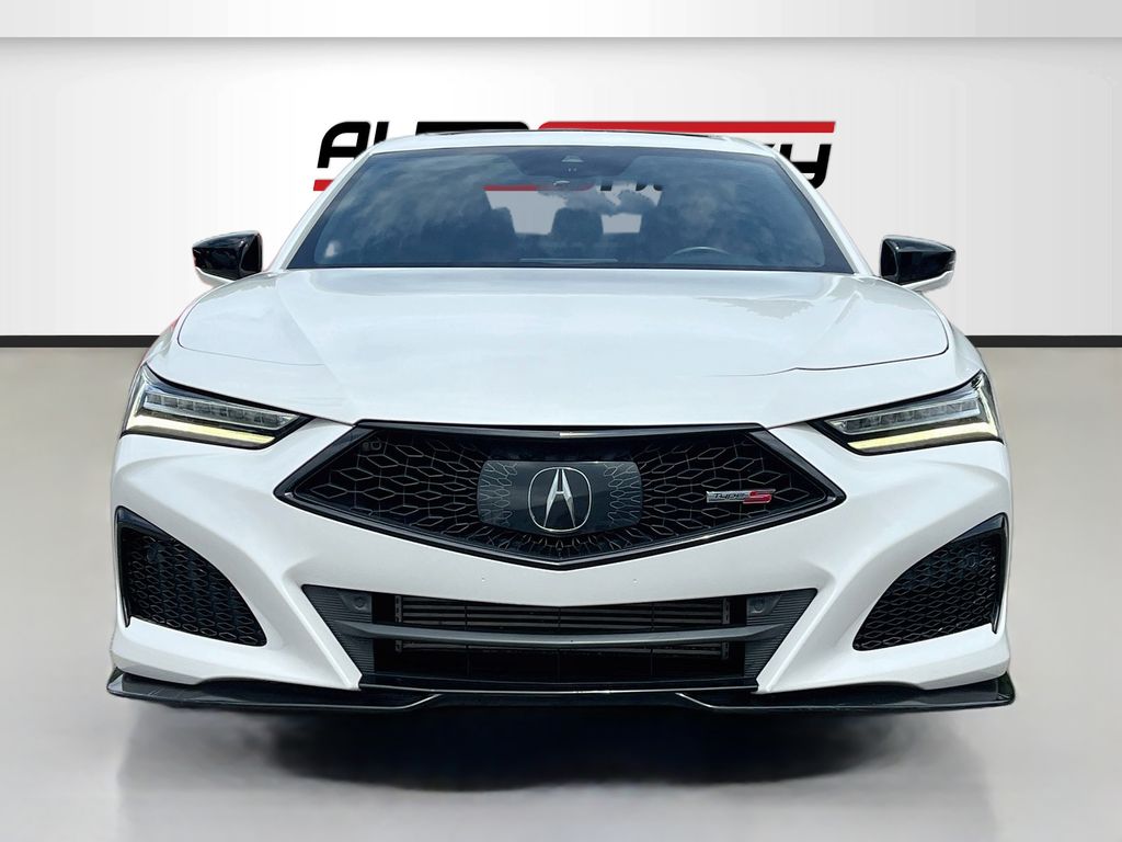 2023 Acura TLX Type S White at Texan Dodge Chrysler Jeep Ram