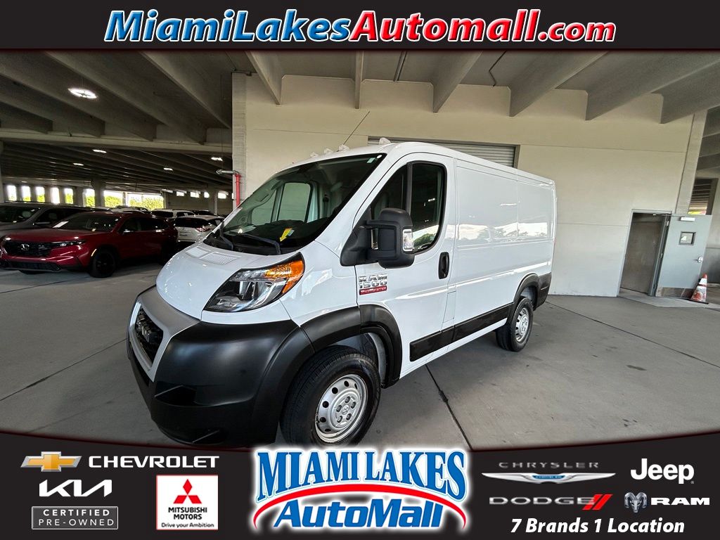 Bright White Clearcoat 2021 RAM ProMaster Van Front-Wheel Drive 6-Speed Automatic