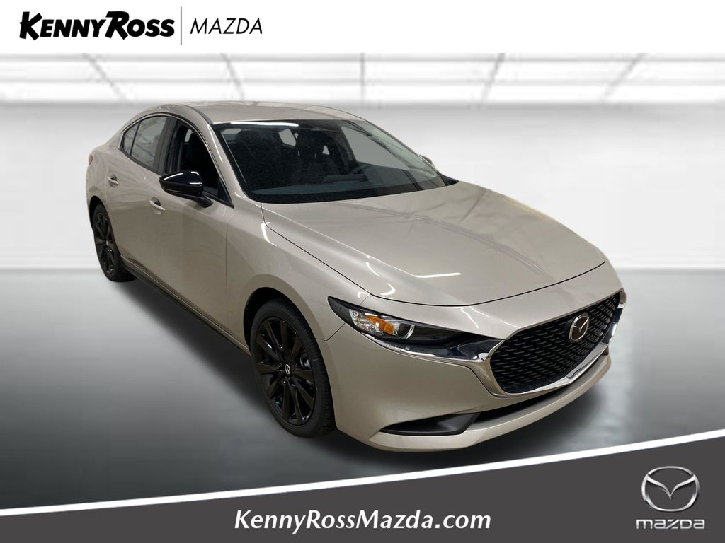 Gray (Platinum Quartz Metallic) 2026 Mazda MAZDA3 2.5 S Select Sport FWD Sedan Front-Wheel Drive 6-Speed Automatic