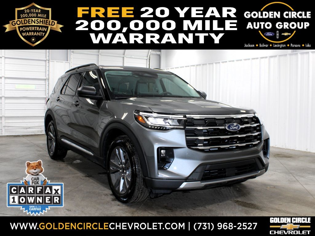 Carbonized Gray Metallic 2025 Ford Explorer Active AWD SUV / Crossover All-Wheel Drive Automatic