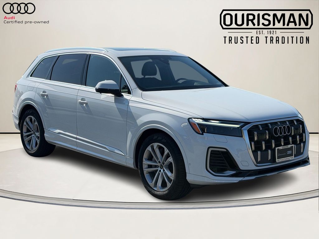 Glacier White Metallic 2025 Audi Q7 quattro Premium Plus 55 TFSI SUV / Crossover All-Wheel Drive 8-Speed Automatic