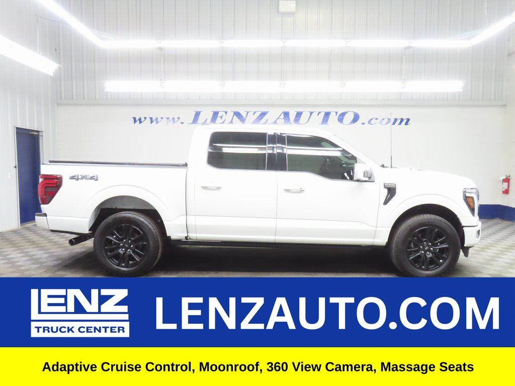 Star White Metallic Tri-Coat 2025 Ford F-150 Pickup Truck Four-Wheel Drive Automatic