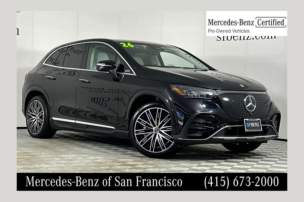 Black 2026 Mercedes-Benz EQE SUV SUV / Crossover Rear-Wheel Drive 1-Speed Automatic