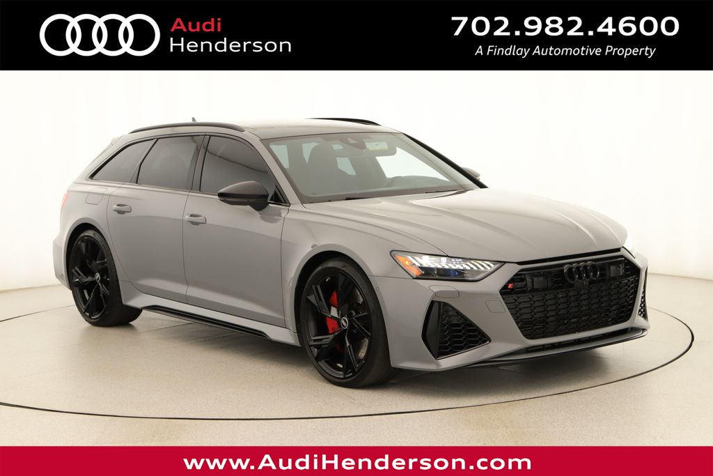 Nardo Gray 2023 Audi RS 6 Avant Wagon All-Wheel Drive 8-Speed Automatic
