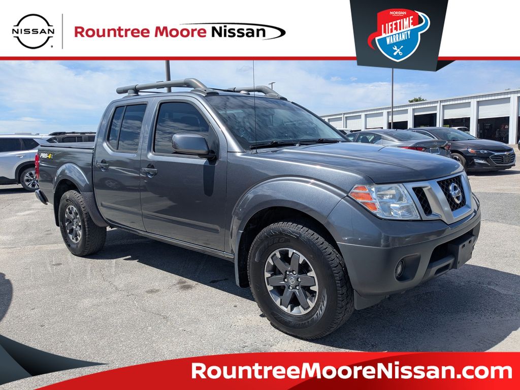 Gray (Gun Metallic) 2016 Nissan Frontier PRO-4X Crew Cab 4WD Pickup Truck Four-Wheel Drive 5-Speed Automatic Overdrive