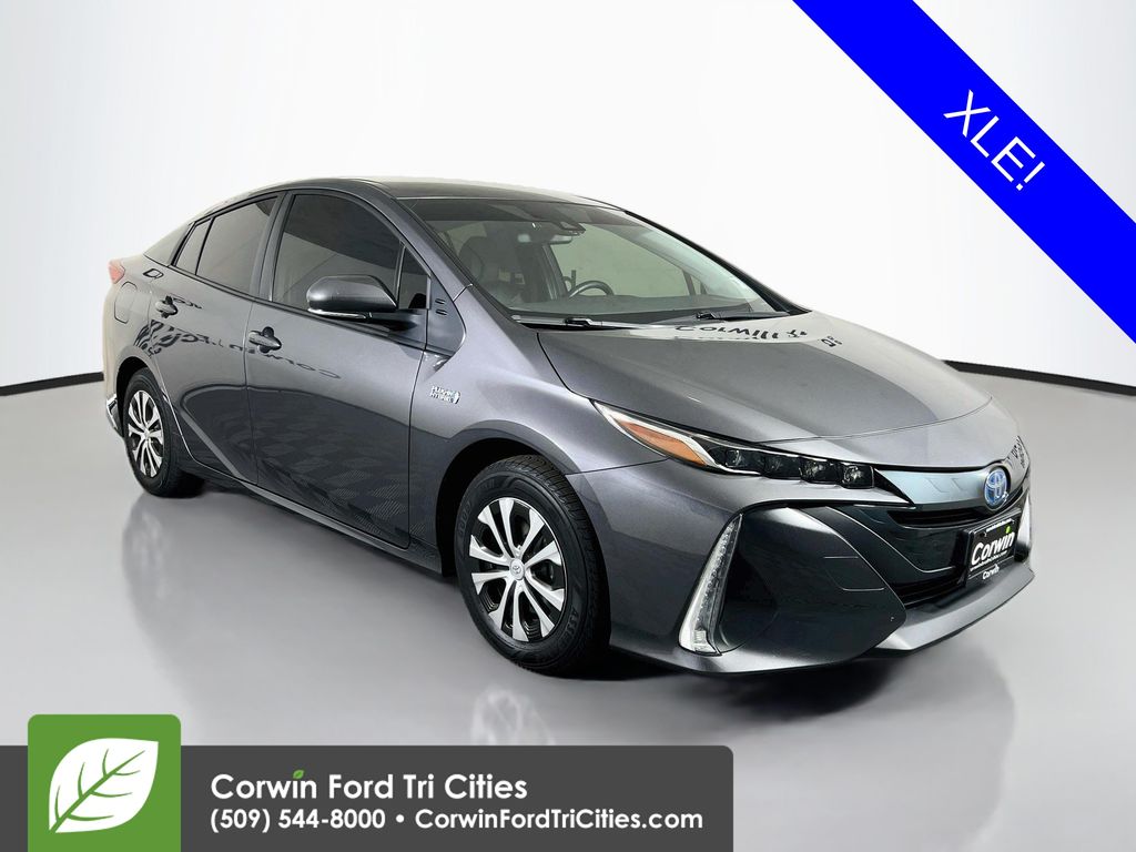 Magnetic Gray Metallic 2021 Toyota Prius Prime Hatchback Front-Wheel Drive Continuously Variable Transmission