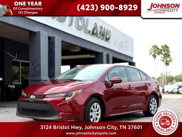 Red (Ruby Flare Pearl) 2022 Toyota Corolla LE FWD Sedan Front-Wheel Drive Continuously Variable Transmission
