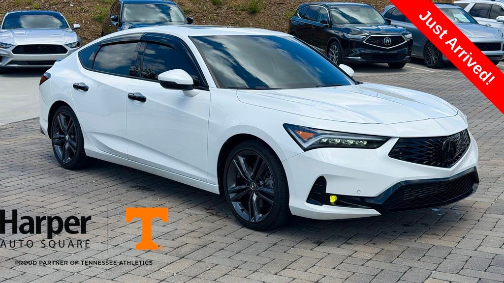 Platinum White Pearl 2023 Acura Integra Sedan Front-Wheel Drive 6-Speed Manual