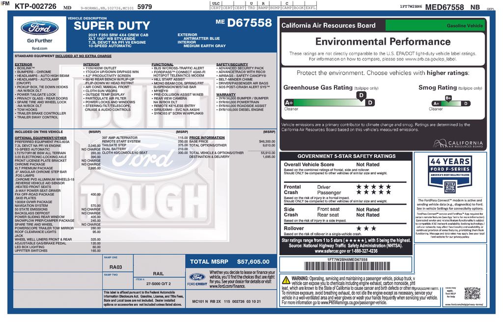 2021 Ford F-250 Super Duty XLT