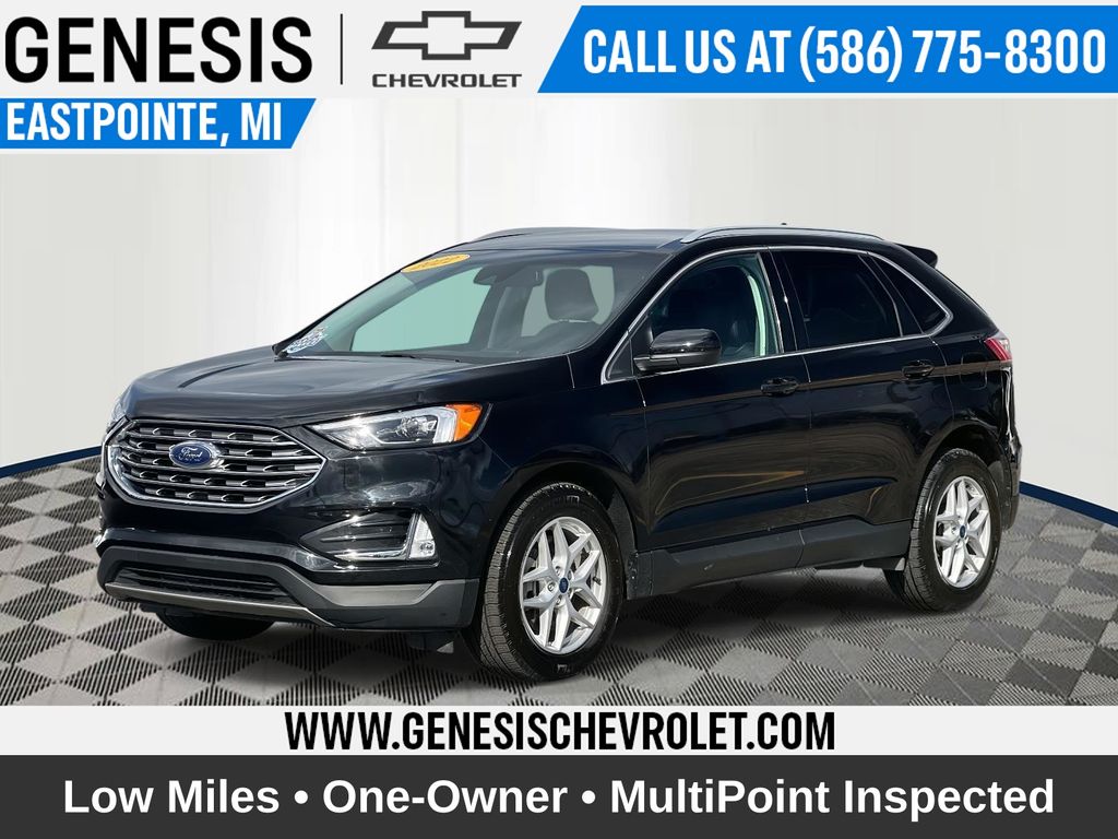 Black Metallic 2022 Ford Edge SUV / Crossover All-Wheel Drive 8-Speed Automatic