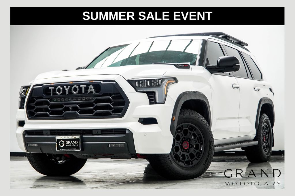 White 2023 Toyota Sequoia SUV / Crossover Four-Wheel Drive Automatic