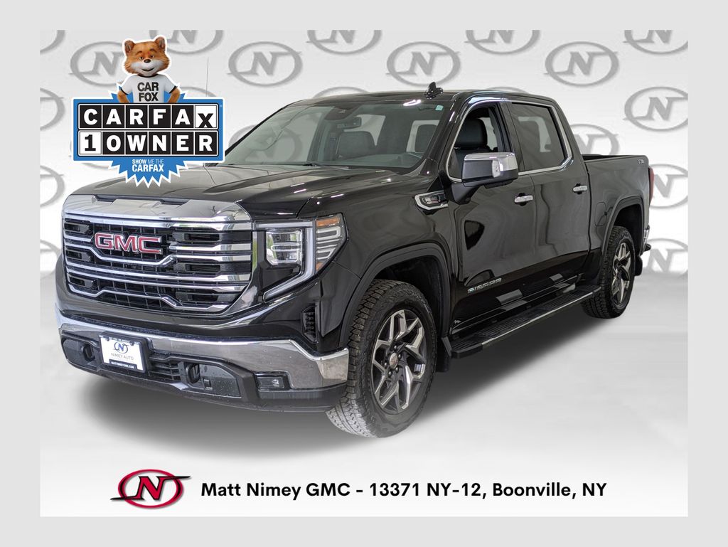 Onyx Black 2022 GMC Sierra 1500 Pickup Truck Four-Wheel Drive Automatic