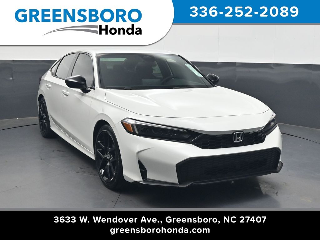  2026 Honda Civic Sedan Front-Wheel Drive Continuously Variable Transmission