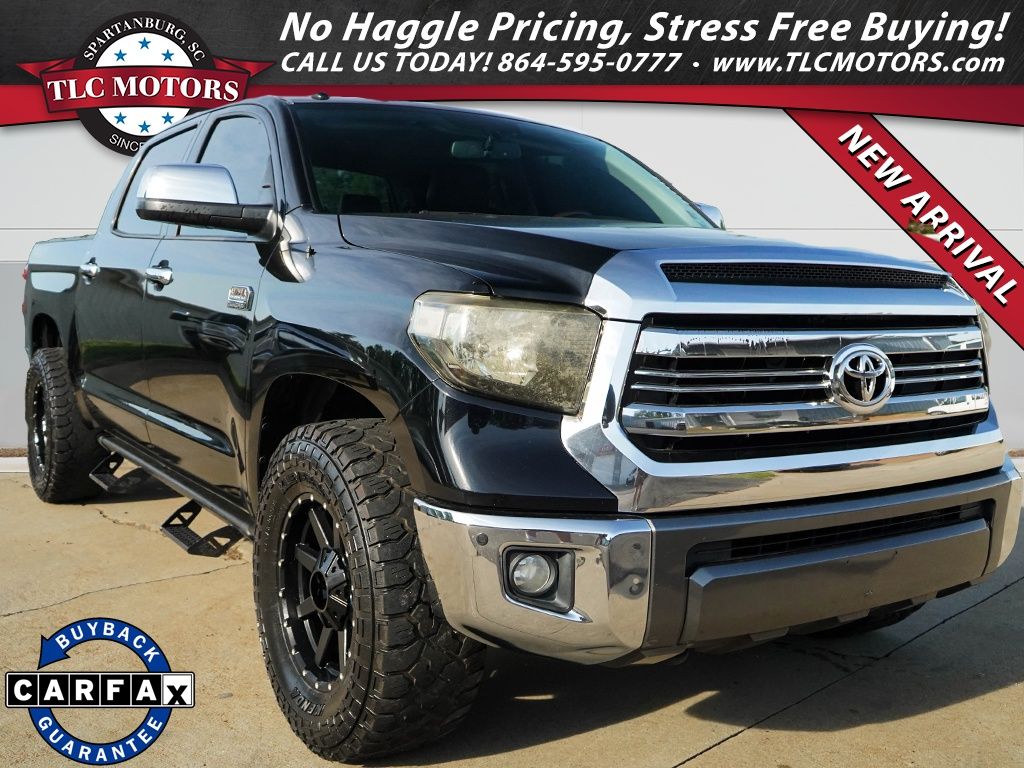 2017 Toyota Tundra Pickup Truck Four-Wheel Drive 6-Speed Automatic Overdrive