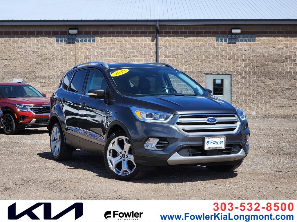 Gray (Magnetic) 2019 Ford Escape Titanium AWD SUV / Crossover All-Wheel Drive 6-Speed Automatic