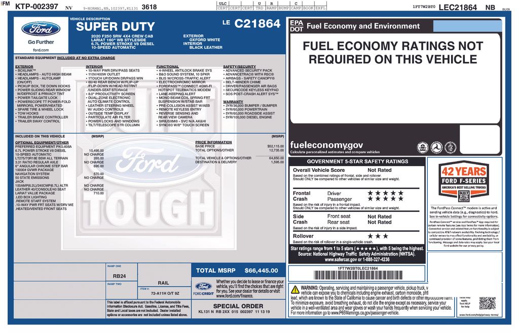 2020 Ford F-250 Super Duty LARIAT