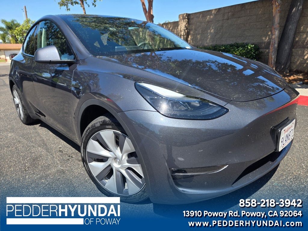 Gray 2024 Tesla Model Y Long Range AWD SUV / Crossover All-Wheel Drive 1-Speed Automatic