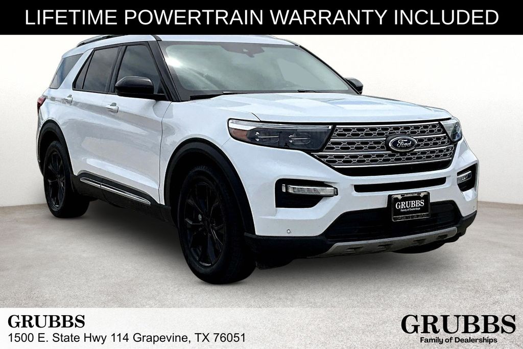 Oxford White 2024 Ford Explorer Limited RWD SUV / Crossover Rear-Wheel Drive Automatic