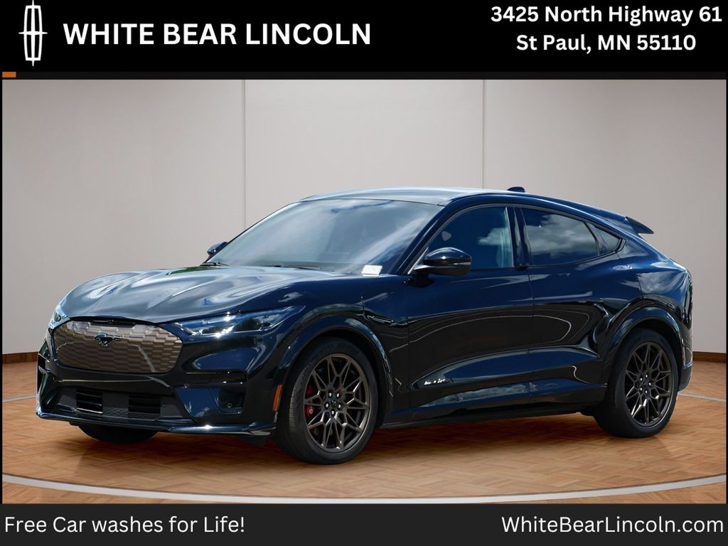 Shadow Black 2025 Ford Mustang Mach-E SUV / Crossover All-Wheel Drive Automatic